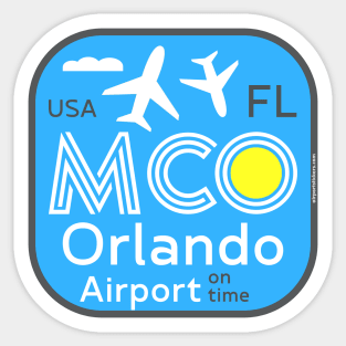 MCO airport code Sticker